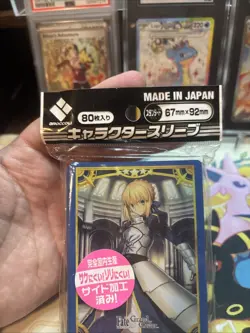 Broccoli Fate/grand Order FGO Saber Arotria Pendragon Sleeves 80 ct new Sealed - Image 3