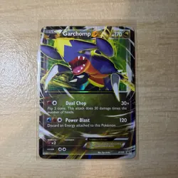 Pokemon TCG Garchomp EX XY09 Black Star Promo Card XY 2014 (NOT JUMBO) MP - Image 1