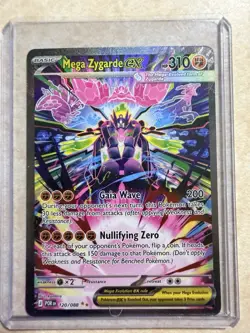 Mega Zygarde EX Pokemon TCG Holo Rare Card 120/088 POR 310 HP Fighting - Image 1