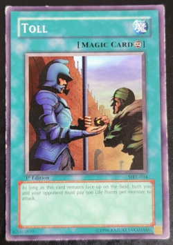 Yu-Gi-Oh - Trading Card - Spell Card - Toll - 1st Edition - MRL-034 - Image 1
