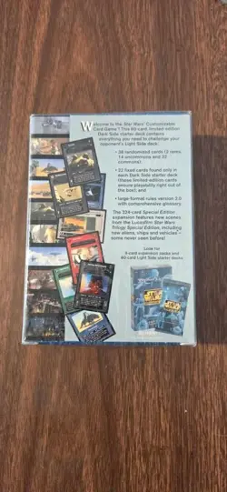 Star Wars Customizable Card Game Limited Edition Light Side Starter Deck - New - Image 2