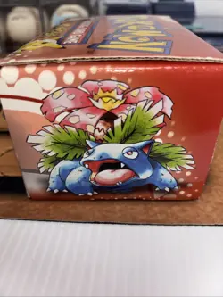 Pokemon TCG WOTC 1999 Base Set Card Box EMPTY Vintage RARE Blastoise Art - Image 3