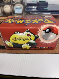 Pokemon TCG WOTC 1999 Base Set Card Box EMPTY Vintage RARE Blastoise Art - Image 4