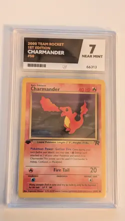 Pokemon TCG Charmander Team Rocket 1st Edition Card 50/82 ACE 7 - Image 1