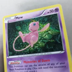 Mew 29/124 Fates Collide Holo Rare Pokemon Card - Image 3
