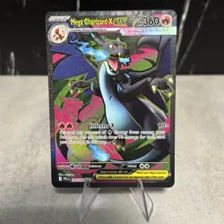 Mega Charizard X ex 109/94 Ultra Rare Phantasmal Flames Pokemon Card - Image 1
