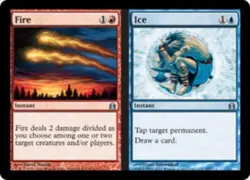4 x Fire // Ice - Commander 2011 - Light Play - MTG - Image 1