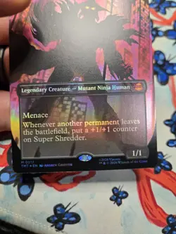 Super Shredder (Borderless) Teenage Mutant Ninja Turtles Foil #0217 MTG - Image 2