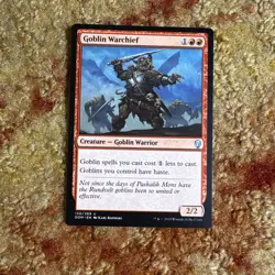 Goblin Warchief U Dominaria 130 NM Magic The Gathering MTG - Image 1