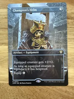 Champion's Helm - Commander Masters Artifact Equipment Rare 0654 MTG - Image 1