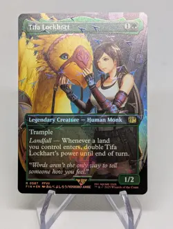 Tifa Lockhart CHOCOBO TRACK FOIL - MTG Magic the Gathering - FIN - Image 1