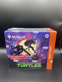 Magic the Gathering Teenage Mutant Ninja Turtles Draft Night Box Sealed New - Image 1