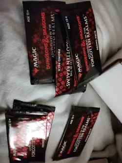 MTG Adventures in the Forgotten Realms AFR Promo Booster Packs Lot Of 6 - Image 1