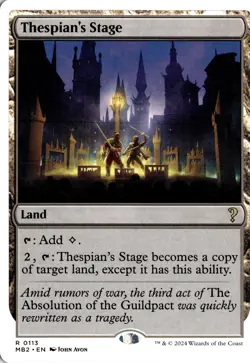 Thespian's Stage (White Border) 113 MB2 Mystery Booster 2 (NM) - Image 1