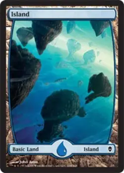 4 x Island (234) - Full Art - Zendikar - Light Play - MTG - Image 1