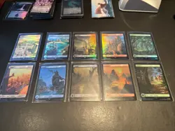 Universes Beyond: Assassin's Creed - Full Art Land Set Of 10 - MTG - FOIL - Image 1