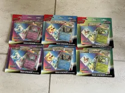 Pokemon TCG Prismatic Evolutions Tech Sticker Collection 3 Pack SEALED Lot Of 6 - Image 1