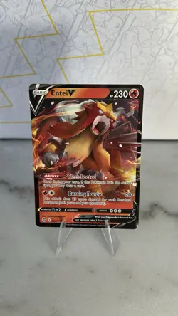 Entei V - 022/172 - Brilliant Stars - Ultra Rare Pokemon Card - NM! - Image 1