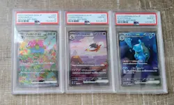2023 POKEMON JAPANESE 151 VENUSAUR CHARIZARD BLASTOISE EX SEQUENTIAL SET PSA 10 - Image 1