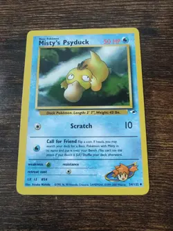 Pokemon Gym Heroes Misty's Psyduck 54/132 Unlimited - Image 1