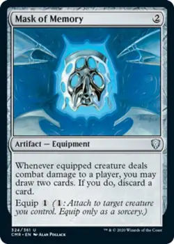 4 x Mask of Memory - Commander Legends - Light Play - MTG - Image 1