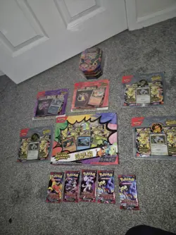 Pokemon Ascended Heroes Bundle Containing 3 Blisters + Pin Collection & More - Image 1