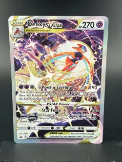 Deoxys VSTAR GG46/GG70 Holo Rare VSTAR Crown Zenith Galarian Gallery Pokemon NM - Image 1