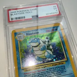 PSA 5 - 1999 Pokemon Base Blastoise Holo 002/102 - Image 3