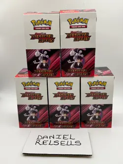 Pokemon TCG: Destined Rivals Half Booster Box - x18 packs UNSEALED ✅ FAST SHIP - Image 1
