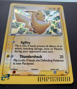 Pokemon TCG Pikachu Promo Holo Card 012 NM 2003 - Image 2