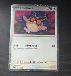 Hoothoot 126/162 (Cosmos Holo Promo) Temporal Forces - Pokemon TCG [Near Mint] - Image 1