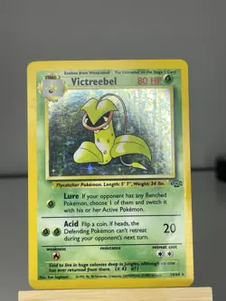 Pokemon TCG Victreebel Jungle 14/64 Holo Unlimited Holo Rare - Image 1