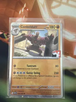 Conkeldurr 105/167 Cosmo Holo Pokemon Play! Prize Pack Series 7 Promo TCG - NM - Image 1