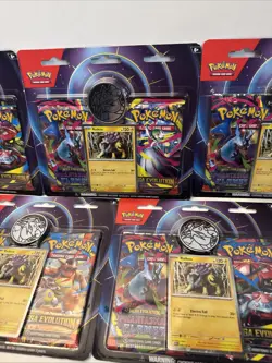 (Lot of 5) Pokemon TCG Mega Evolution + Phantasmal Flames Raikou 2-pack Blister - Image 3