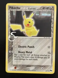 Pokemon TCG Pikachu Delta Species 13/17 Pop Series 5 Steel Type NM - Image 1