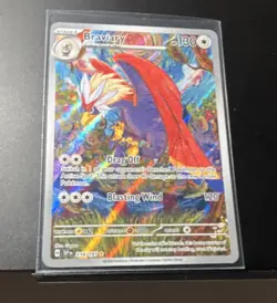 Pokemon Braviary 214/191 SV08 Surging Sparks Illustration Rare Full Art Holo Eng - Image 1