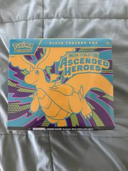 Pokemon Mega Evolution Ascended Hero’s ETB Elite Trainer Box Sealed In Hand - Image 1