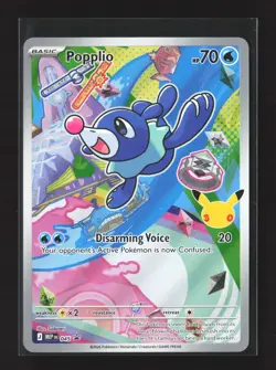 Pokemon Mega Evolutions #045 Holo Promos Popplio - Image 1