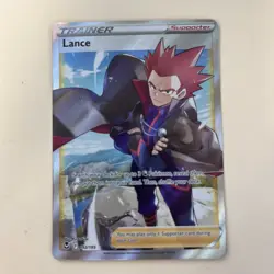Lance (Full Art) 192/195 Swsh12: Pokemon Sword & Shield - Silver Tempest Holo NM - Image 1