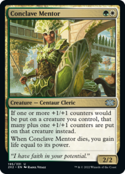 4 x Conclave Mentor - Double Masters 2022 - Light Play - MTG - Image 1