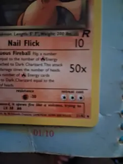 Pokemon Dark Charizard 21/82 Non-Holo Rare Unlimited - Image 3