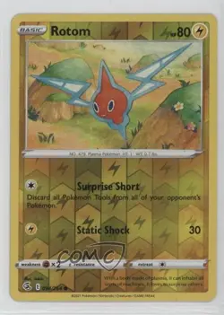 Rotom Reverse Foil Pokemon Sword & Shield Fusion Strike #094 - Image 1