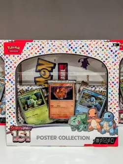 Scarlet & Violet 151 Poster Collection Box Pokemon TCG - Brand New & Sealed✅ - Image 1