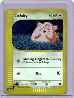 Pokemon Clefairy Common Expedition 101/165 LP - Image 1