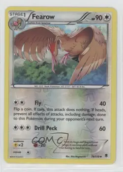 Fearow Reverse Foil Pokemon XY Phantom Forces #79 - Image 1