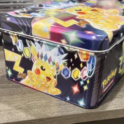 Pikachu Surging Sparks 2024 Collectors Chest Tin Lunch Box ONLY - No Cards - Image 3
