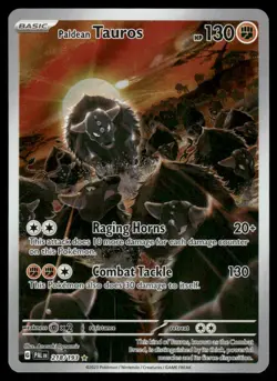 Pokemon Cards Paldean Tauros 218/193 Paldea Evolved Illustration Rare NM * 2 - Image 1