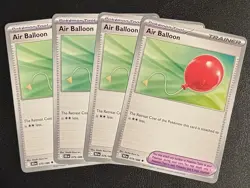 Pokemon (4x) Air Balloon 079/086 - 4x Playset - Black Bolt TCG Playset NM/M - Image 1