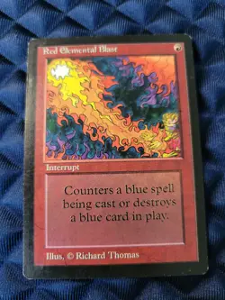 2x Red Elemental Blast - Beta - Magic the Gathering - Light play - Image 2