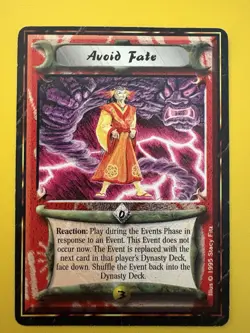 Come Strong! Avoid Fate Legend of the Five Rings (L5R) CCG Rare Imperial Edition - Image 1